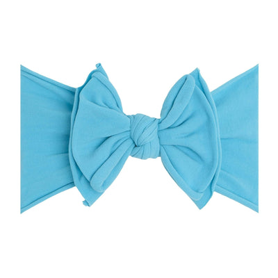 Soft Nylon/Spandex Headband Fab-BOW-Lous Style One Size: neon blue-Baby Bling Bows