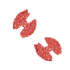 2 Pack Spandex/Nylon Baby Shab Clips One Size: terracotta dot-Baby Bling Bows