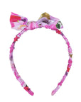 PRINTED TIED HARD HEADBAND: delilah