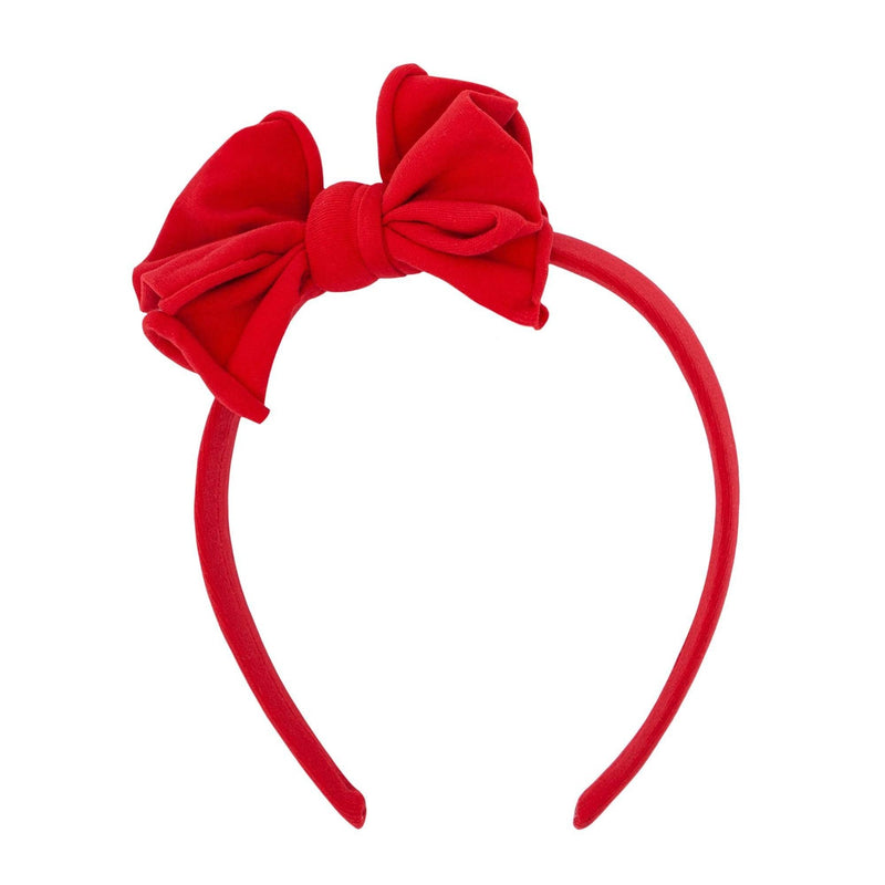 Nylon/Spandex HARD HEADBAND FAB-BOW-LOUS One Size: cherry-Baby Bling Bows