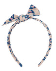 PRINTED TIED HARD HEADBAND: cleo