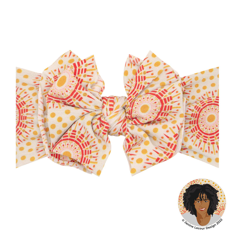 PRINTED FAB: sunburst