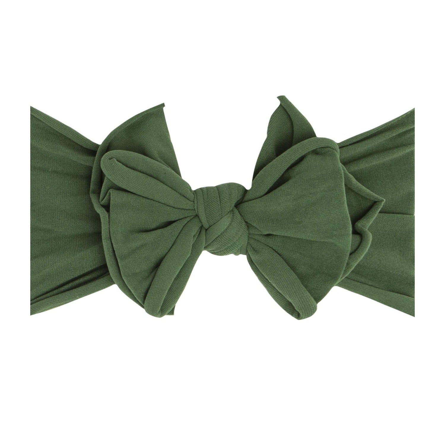 Soft Nylon/Spandex Headband Fab-BOW-Lous Style One Size: hunter-Baby Bling Bows
