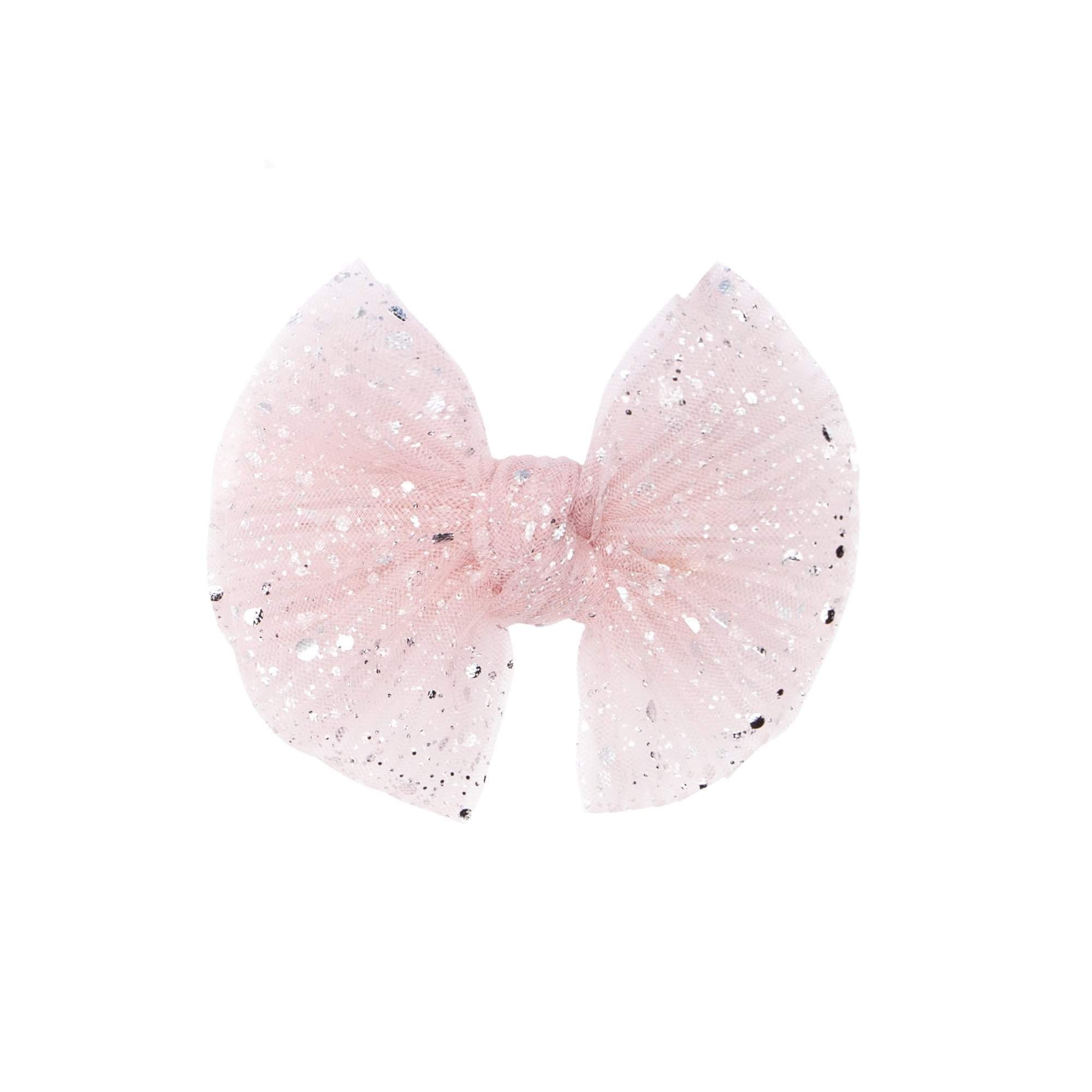 TULLE FAB CLIP: princess pink-Baby Bling Bows